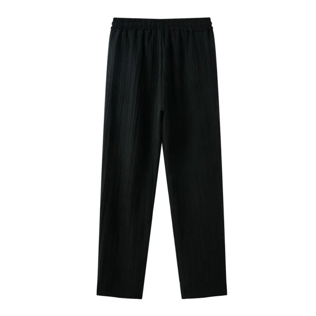 Mens Elastic Waist Pants Mens Lounge Pants with Pockets Drawstring Pants Summer Casual
