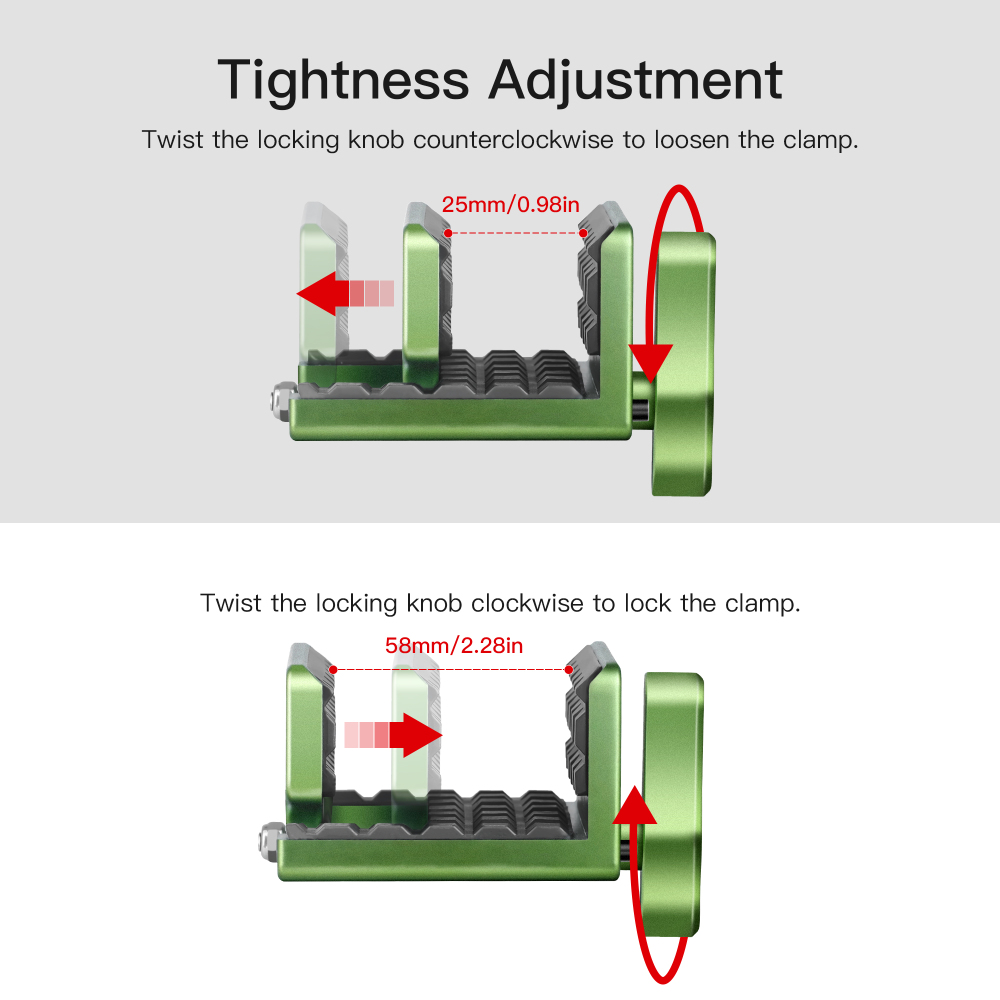 Manbily Saddle Mount, U-2 (Green, Black)