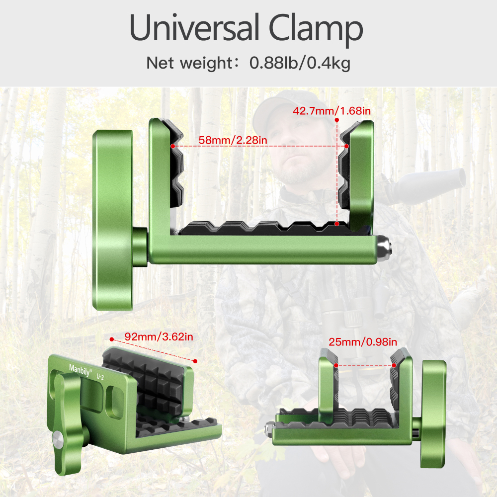 Manbily Saddle Mount, U-2 (Green, Black)