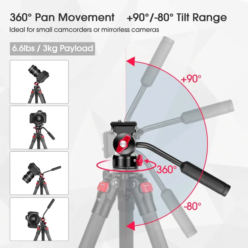 Manbily Camera-monopod met standaard (G-333