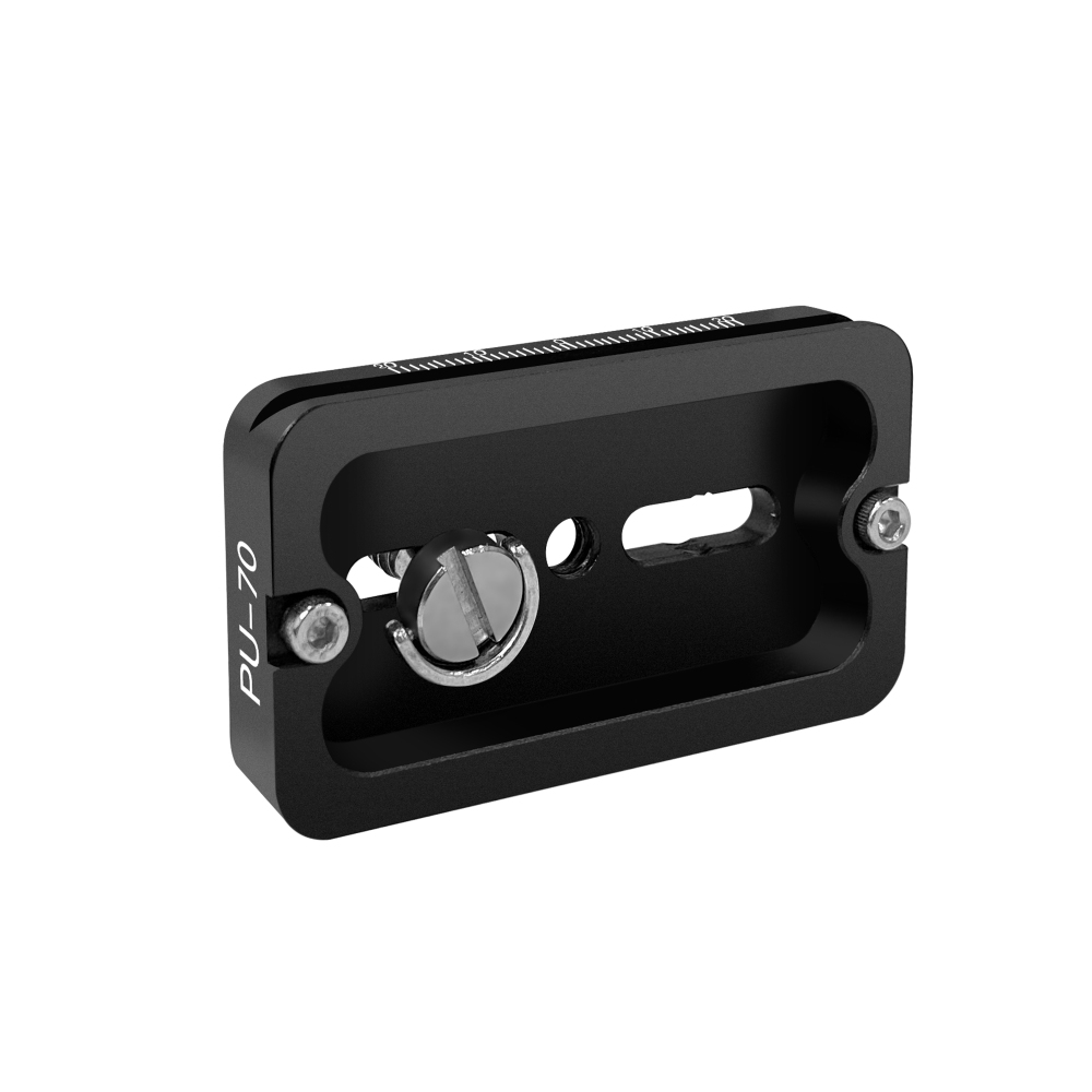 Manbily Tripod Head Quick Release Plates 1PCS for Ball Head, (70mm*38mm*10mm) Tripod Adapter Mount Arca-Swiss PU-70