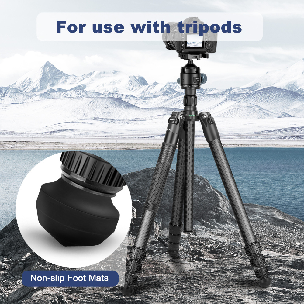 Manbily 3 PCS Rubber Foot Pads for Tripod & Monopod 3/8 inch Screw Universal Size (1.3in* 1.3in)