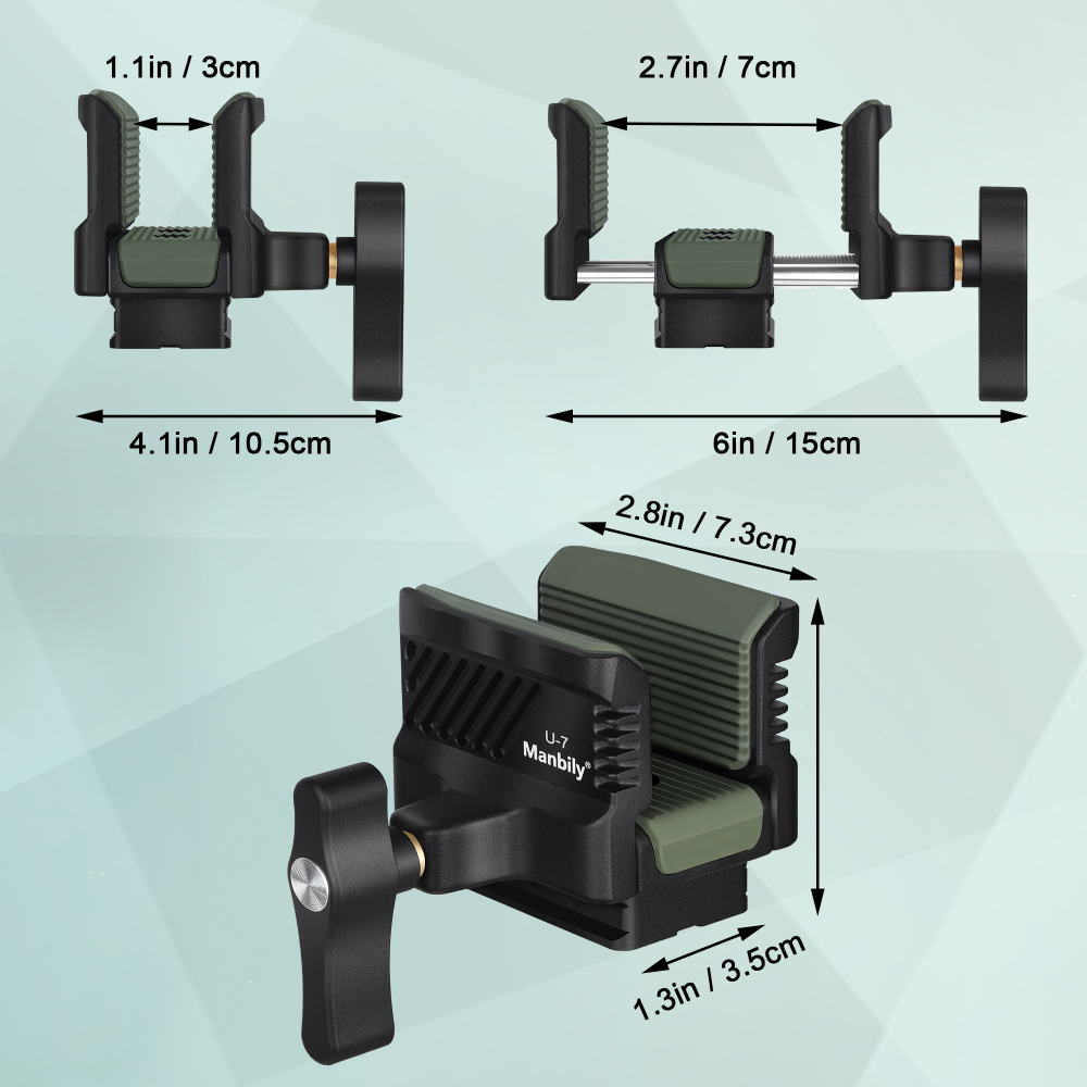 Manbily Shooting Saddle Mount, U-7 (Green)