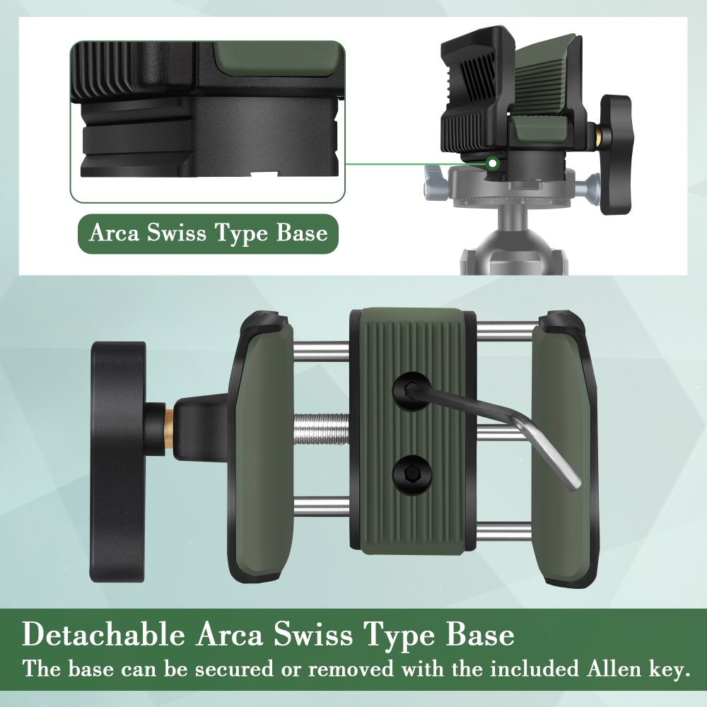 Manbily Shooting Saddle Mount, U-7 (Green)