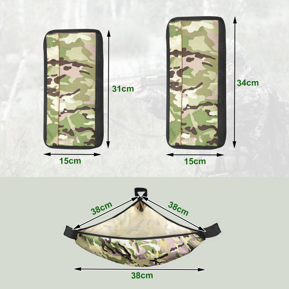 Manbily Tripod Protection Set (Camo Leg Protector*3 & Stone Bag*1) 32mm / 36mm