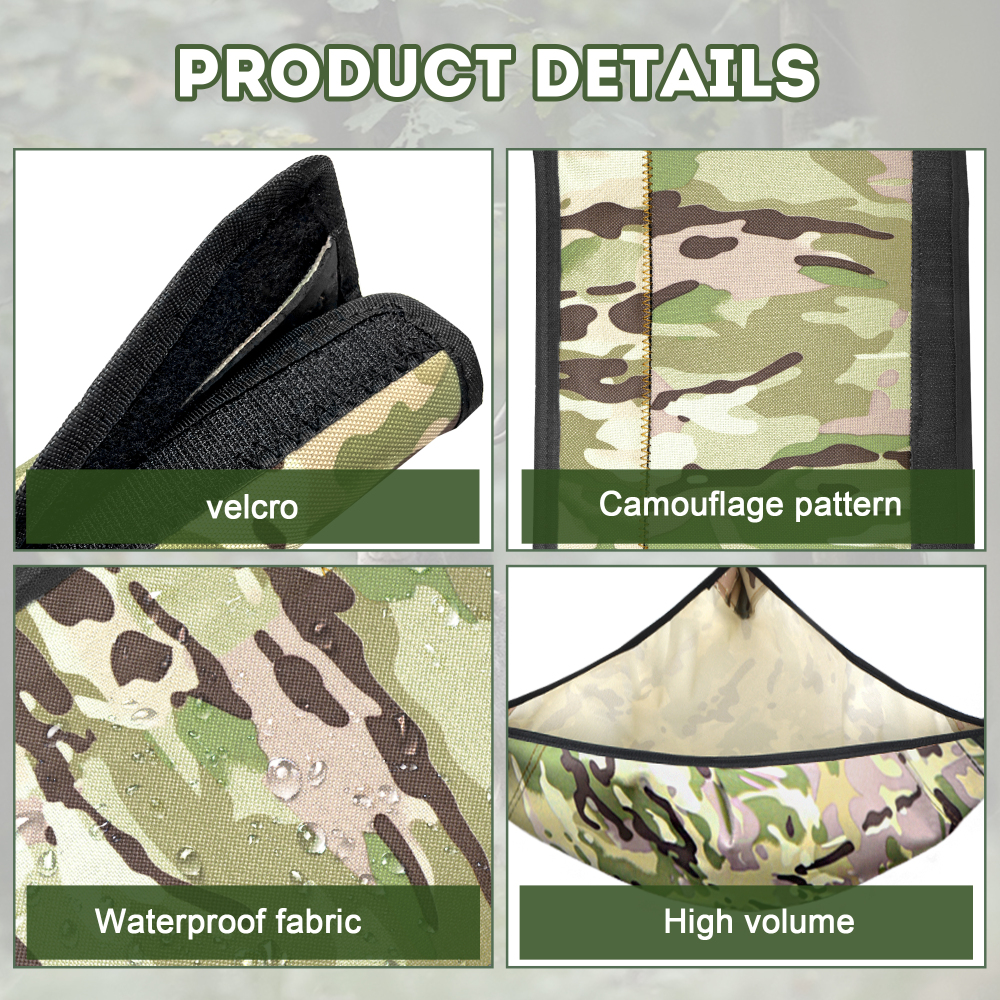 Manbily Tripod Protection Set (Camo Leg Protector*3 & Stone Bag*1) 32mm / 36mm