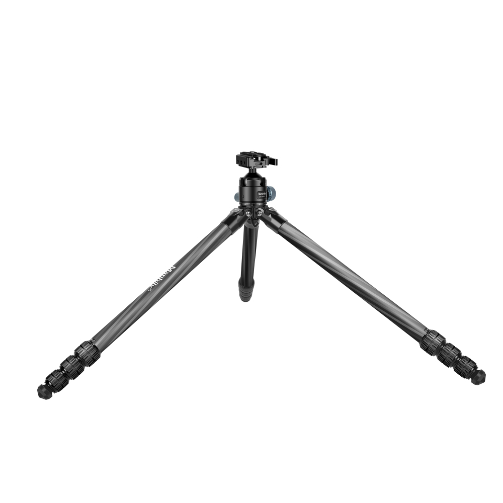 Manbily Carbon Fibre Tripod (WZ-324PA) 32mm Tube for Shooting & Camera with Picatinny to Arca Swiss Adapter 360° Ball Head for Hunting Photography