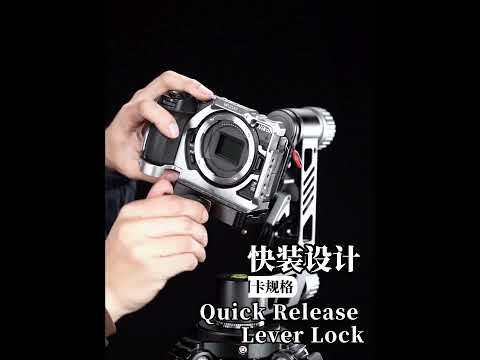 Manbily GH-3 Panoramic Gimbal Tripod Head 360 Degree Tripod Heads for DSLR Camera with Quick Release Lever Lock