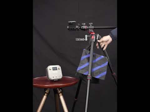 Manbily Horizontal Overhead Tripod for Camera, FPT-284 (Red&Black）