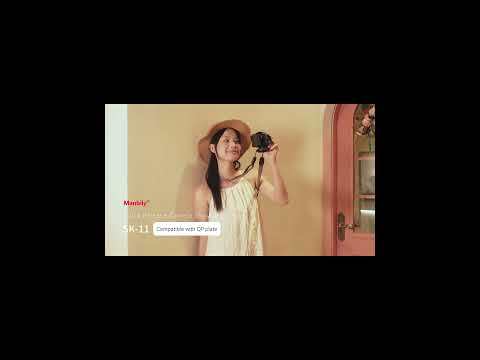 Manbily SK-11 Camera Magnetic Shoulder Strap for Photography,  Adjustable Nylon Neck strap, Compatible with Quick Release Plates