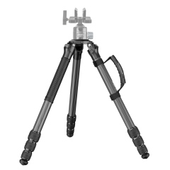 Manbily MT-364C Carbon Fiber Heavy-duty tripod, Dual Use for Hunting & Photography, 36mm Max Tube, with 75mm Platform, Tripod Only