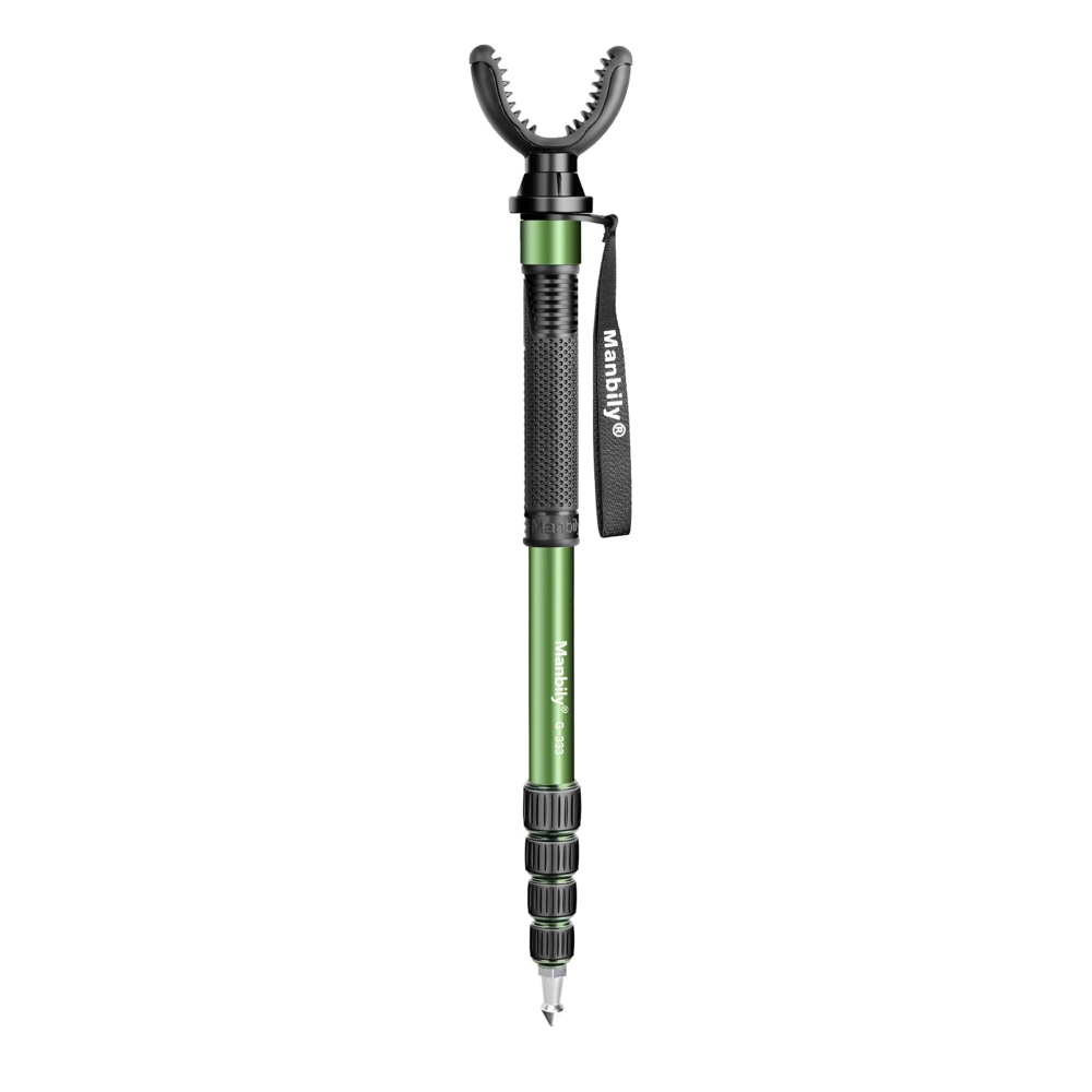 Manbily Shooting Stick Monopod with Walking Stick Handle (No Base)