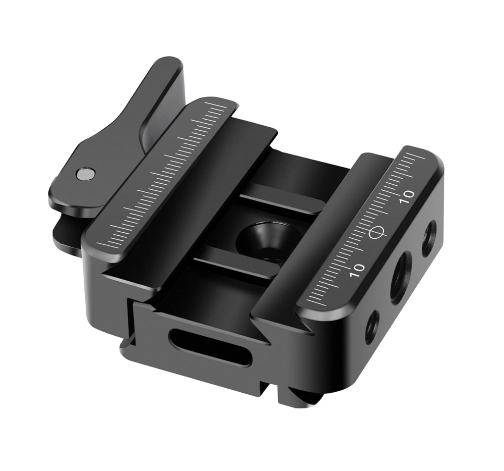 Manbily PA-02 Picatinny to Arca Swiss Adapter, Tripod, Hunting (Black)