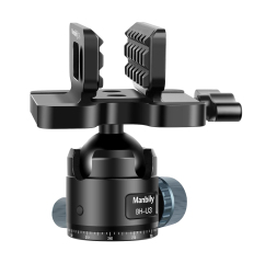 Manbily BH-U3 Shooting Saddle with 360° Ball Head, 44mm Diameter Large Ball, 44lbs Load Capacity