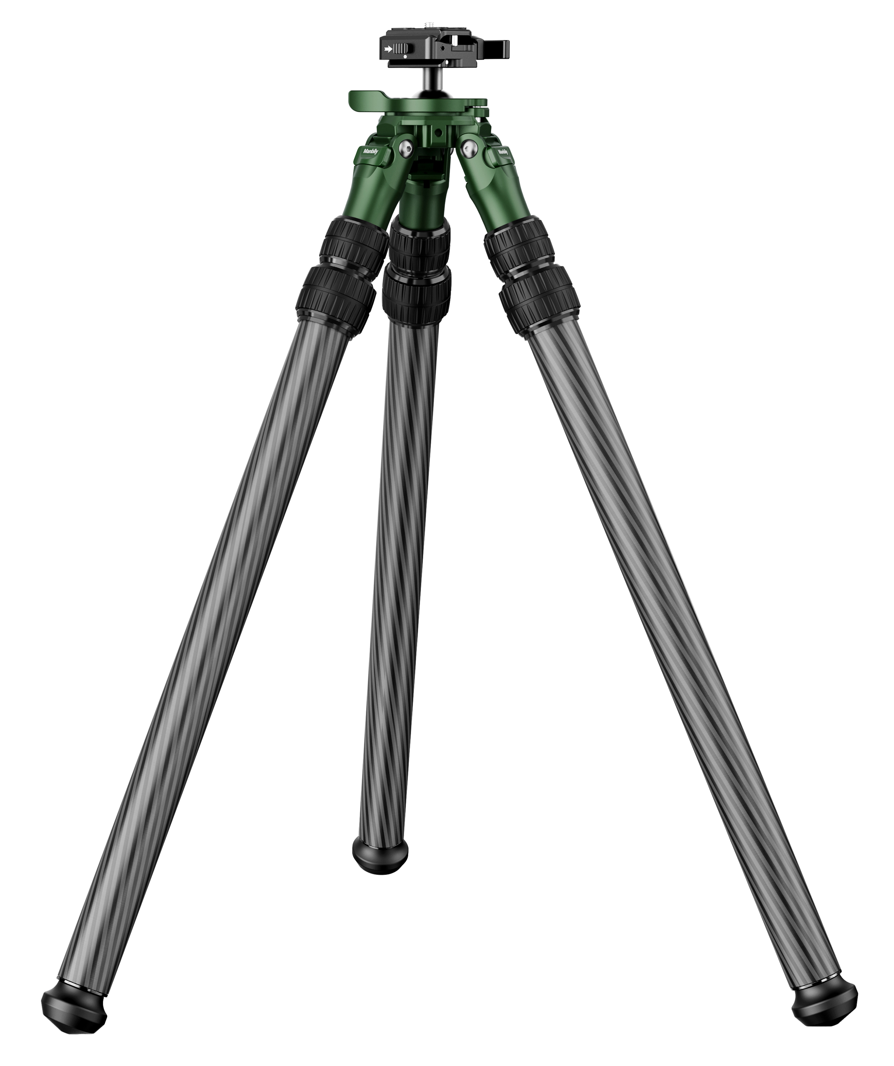 Manbily QM-2836 inverted carbon fiber hunting tripod