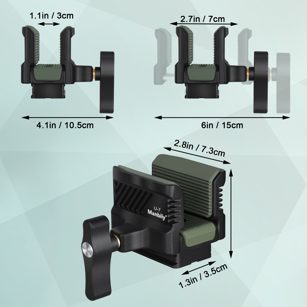 Manbily Shooting Saddle Mount, U-7 (Green)