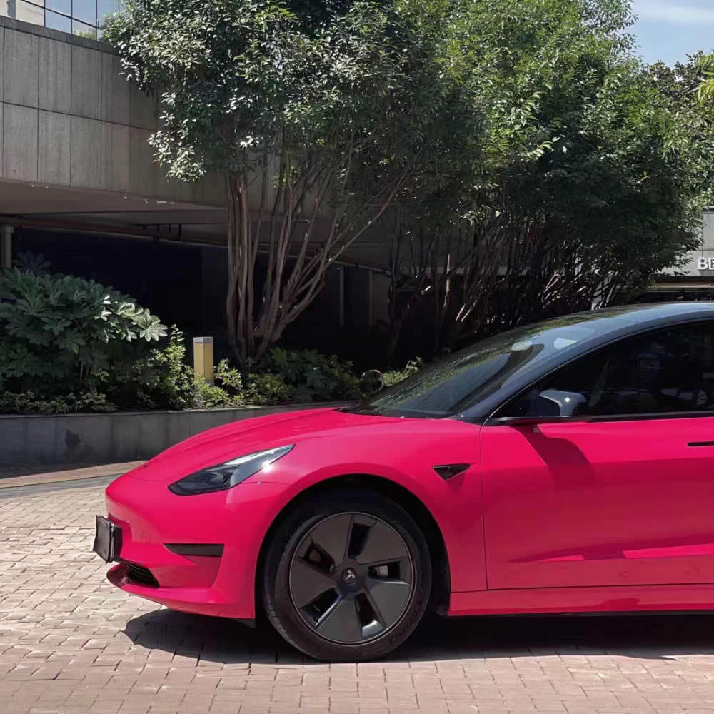TOPCAR Super Gloss Beetroot Red PET Vinyl Wrap
