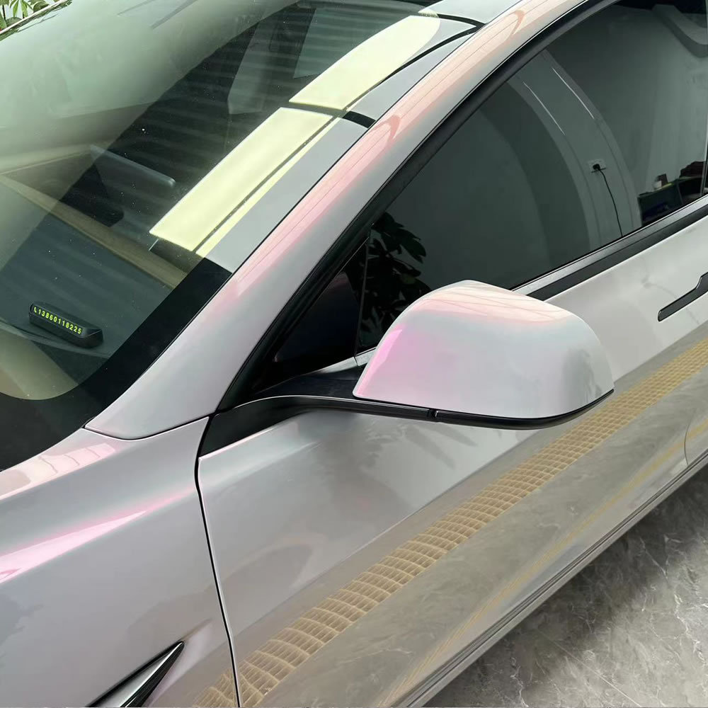 TOPCAR Magic Candy Color Flip Volcano Grey PET Vinyl Wrap