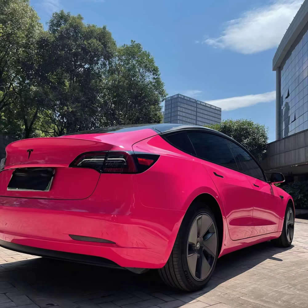 TOPCAR Super Gloss Beetroot Red PET Vinyl Wrap