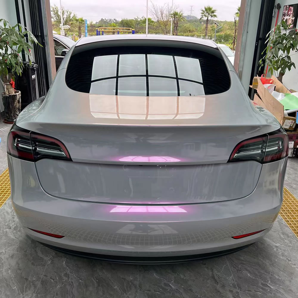 TOPCAR Magic Candy Color Flip Volcano Grey PET Vinyl Wrap