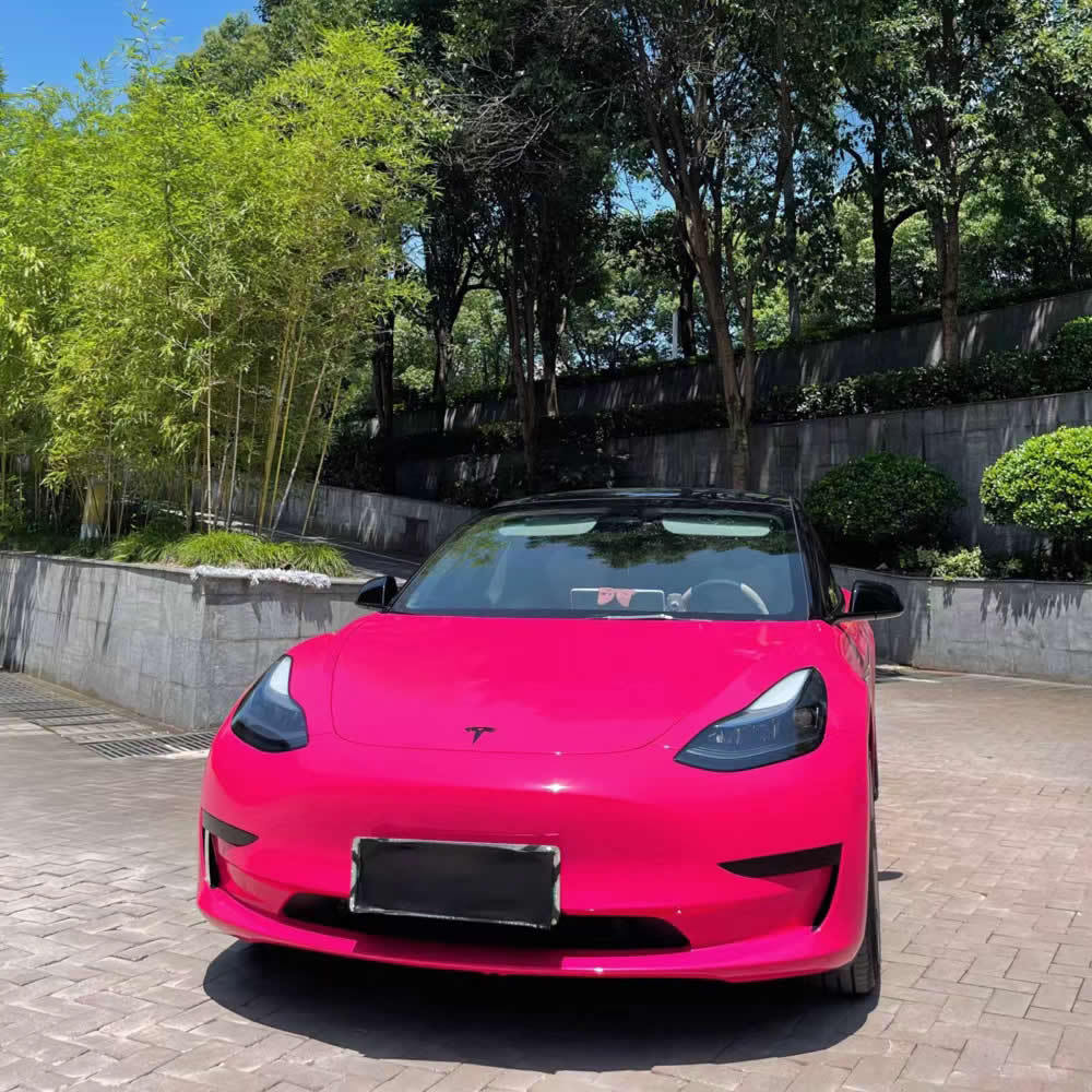 TOPCAR Super Gloss Beetroot Red PET Vinyl Wrap