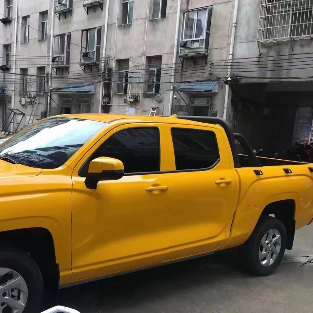 TOPCAR Super Gloss Sunflower Yellow PET Vinyl Wrap
