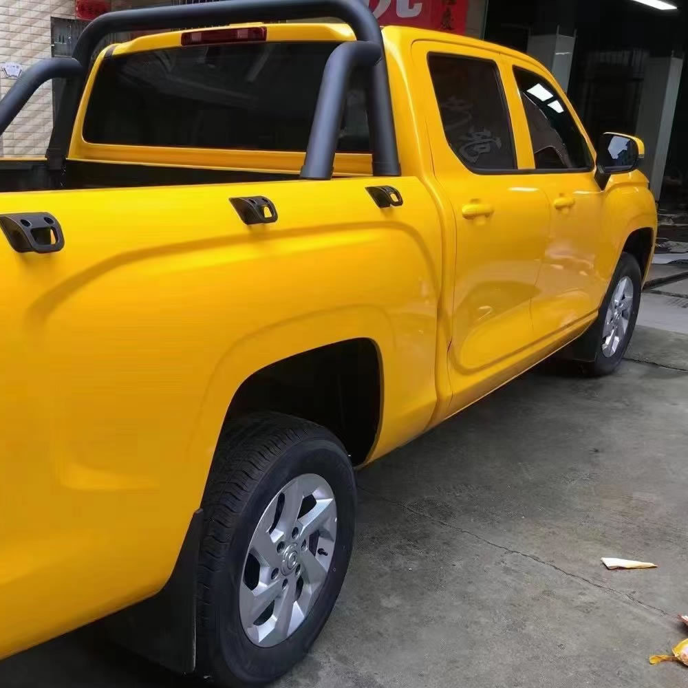 TOPCAR Super Gloss Sunflower Yellow PET Vinyl Wrap