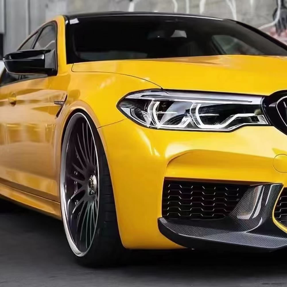 TOPCAR Super Gloss Sunflower Yellow PET Vinyl Wrap