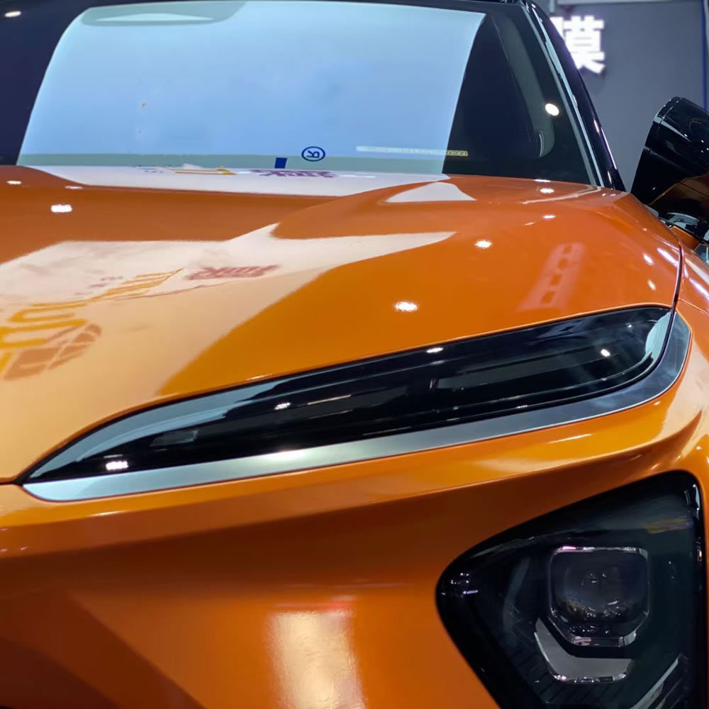 TOPCAR Magic Gold Orange Vinyl Wrap