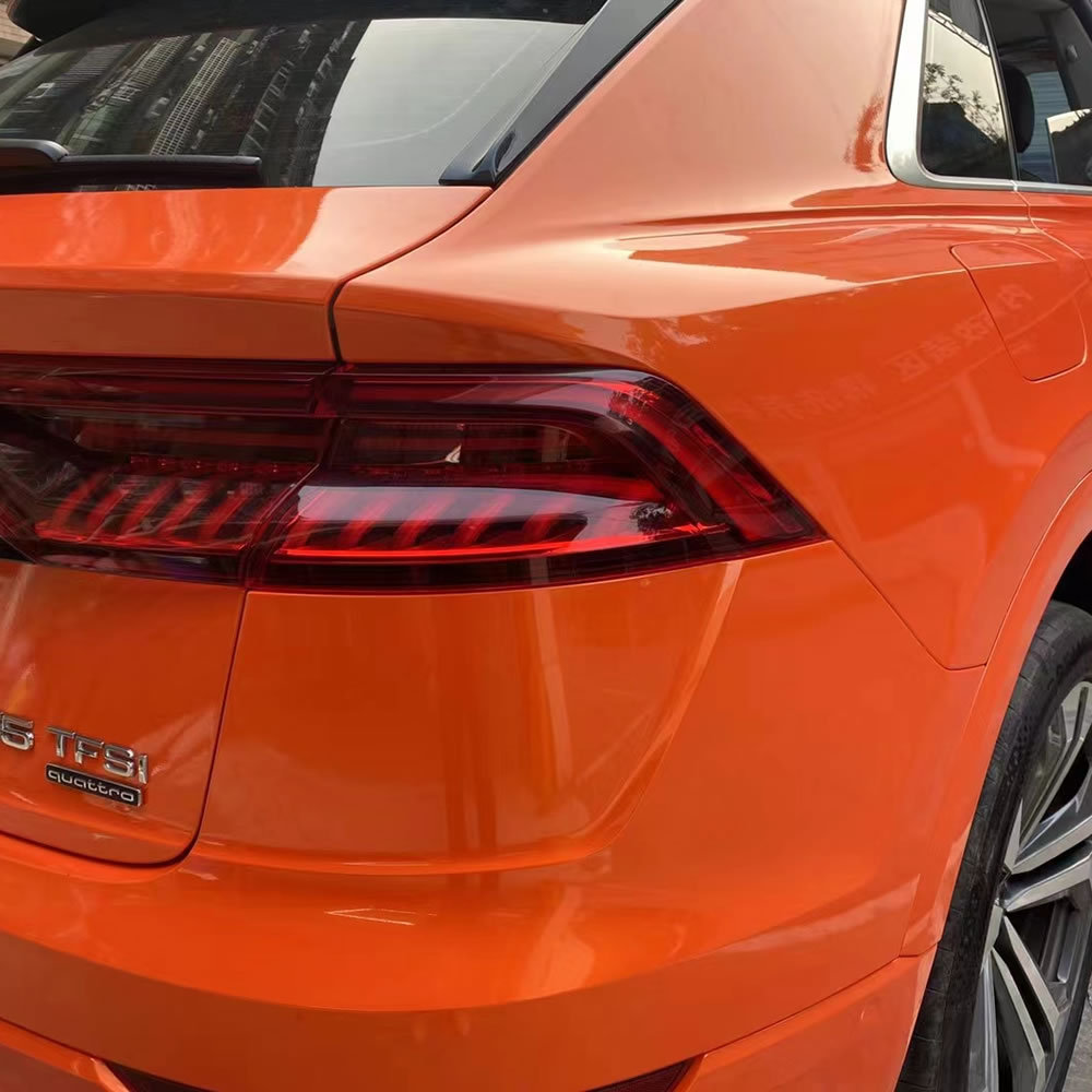 TOPCAR Magic Gold Racing Orange Vinyl Wrap