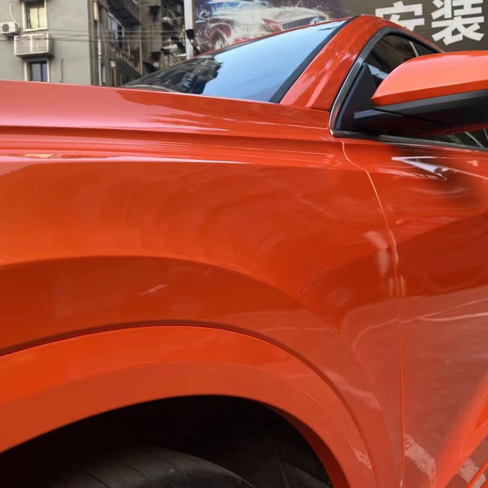 TOPCAR Magic Gold Racing Orange Vinyl Wrap