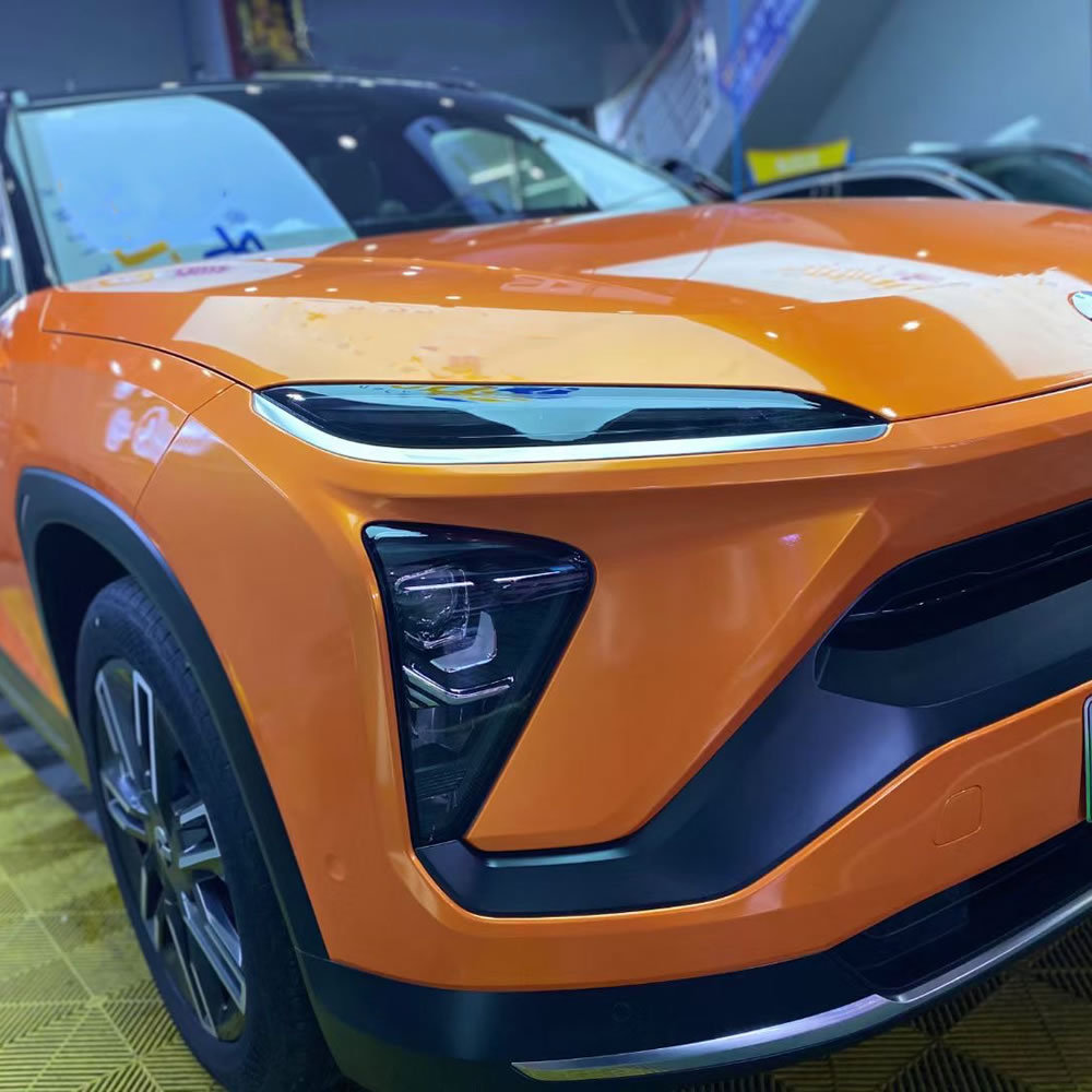 TOPCAR Magic Gold Orange Vinyl Wrap