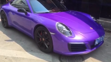 TOPCAR Magic Gold Violet Vinyl Wrap