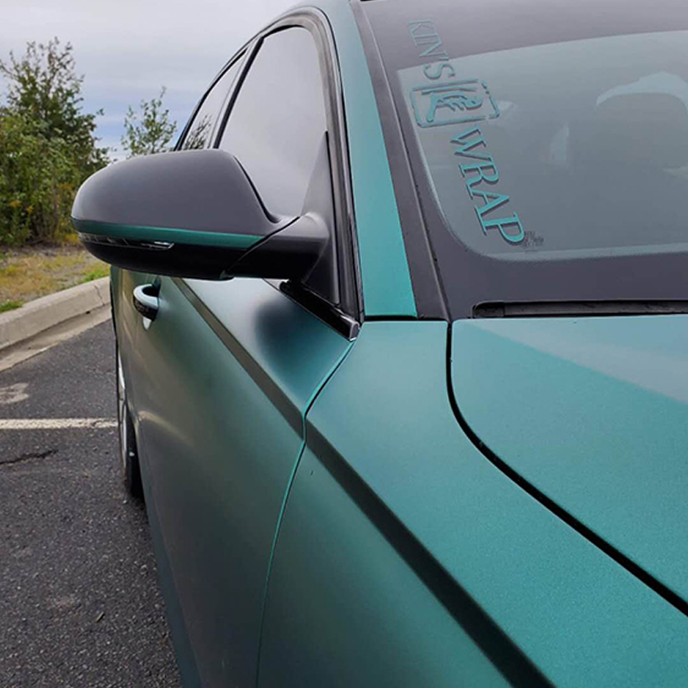 TOPCAR Satin Metallic Emerald Vinyl Wrap Film