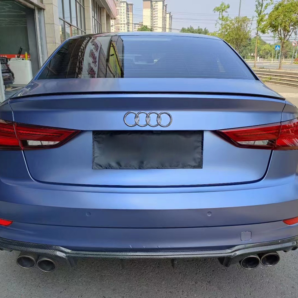 TOPCAR Satin Metallic Midnight Blue Vinyl Wrap Film