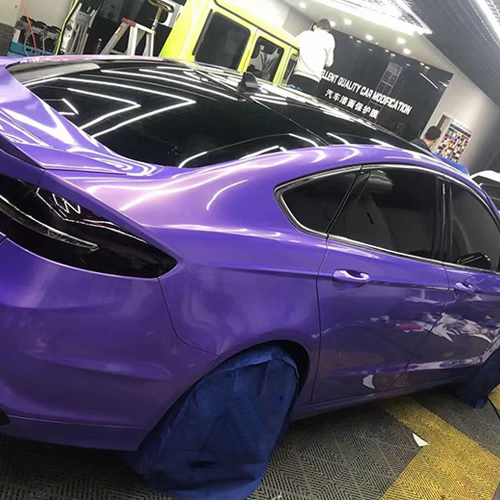 TOPCAR Magic Gold Violet Vinyl Wrap