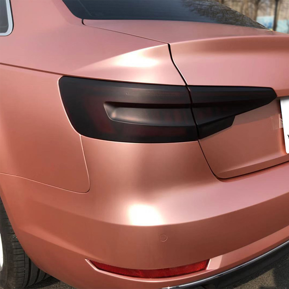 TOPCAR Satin Metallic Rose Gold Vinyl Wrap Film