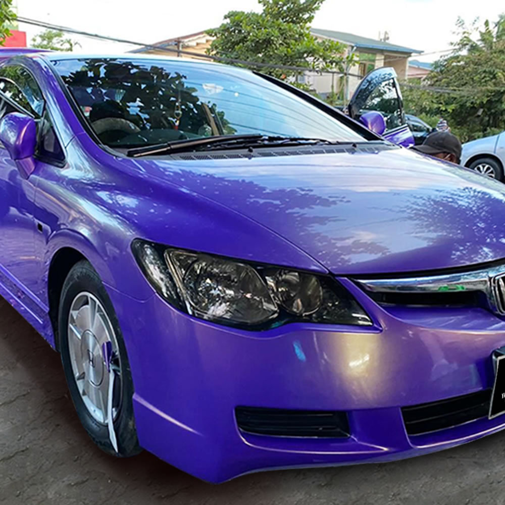 TOPCAR Magic Gold Violet Vinyl Wrap