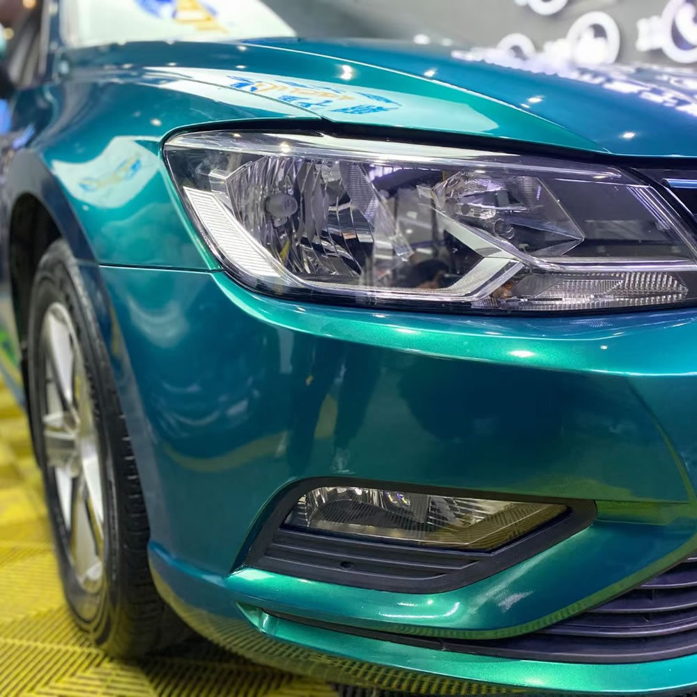 TOPCAR Magic Gold Dark Green Vinyl Wrap
