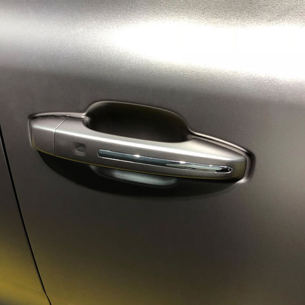 TOPCAR Satin Metallic Grey Vinyl Wrap Film