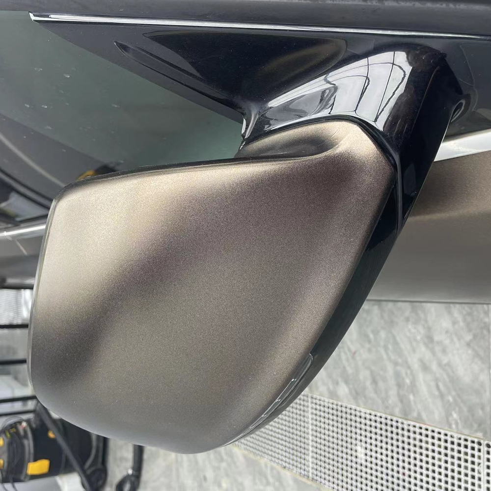 TOPCAR Satin Metallic Golden Brown Vinyl Wrap Film