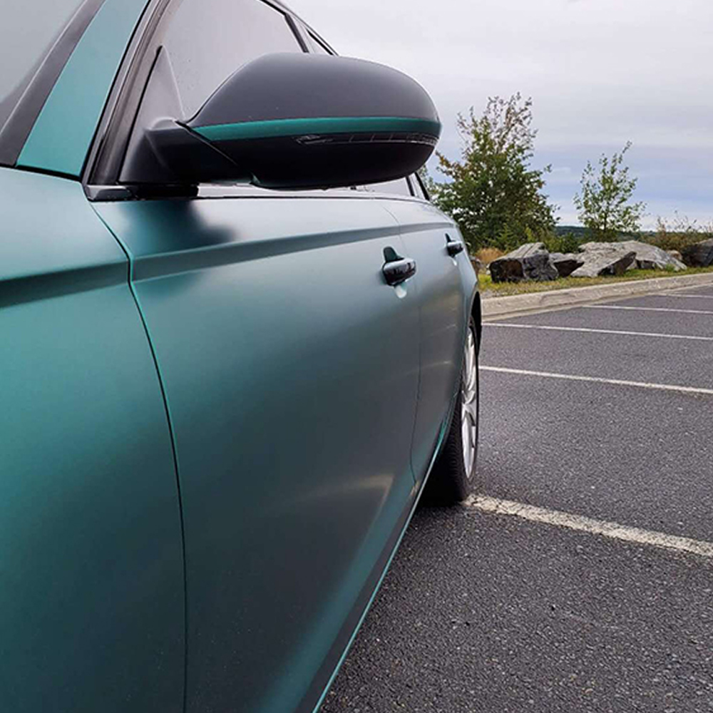 TOPCAR Satin Metallic Emerald Vinyl Wrap Film