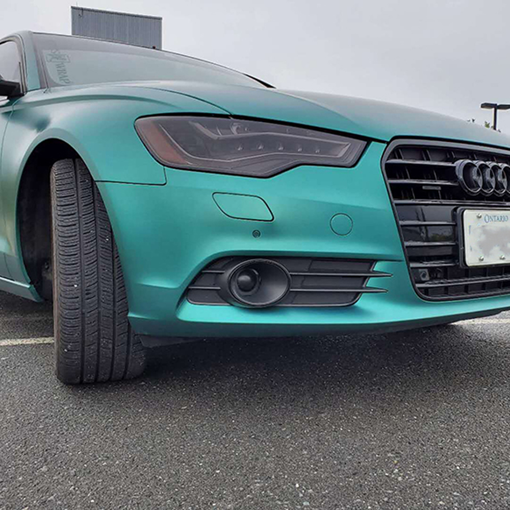 TOPCAR Satin Metallic Emerald Vinyl Wrap Film