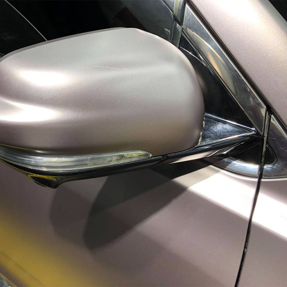 TOPCAR Satin Metallic Grey Vinyl Wrap Film