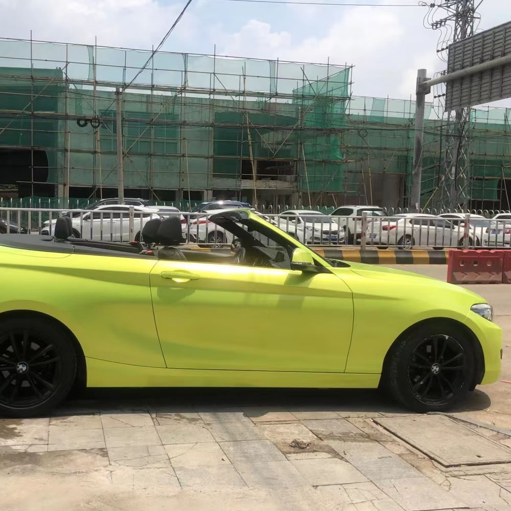 TOPCAR Magic Gold Lemon Yellow Vinyl Wrap