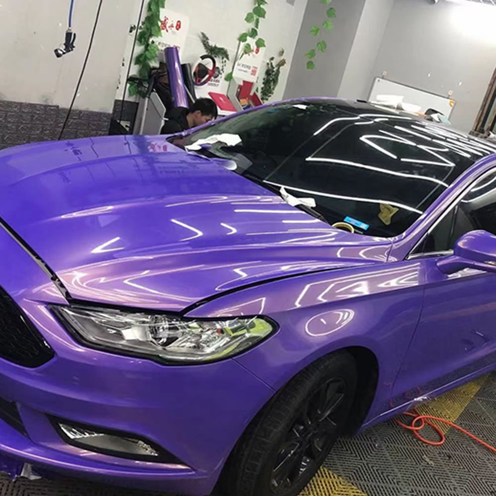 TOPCAR Magic Gold Violet Vinyl Wrap