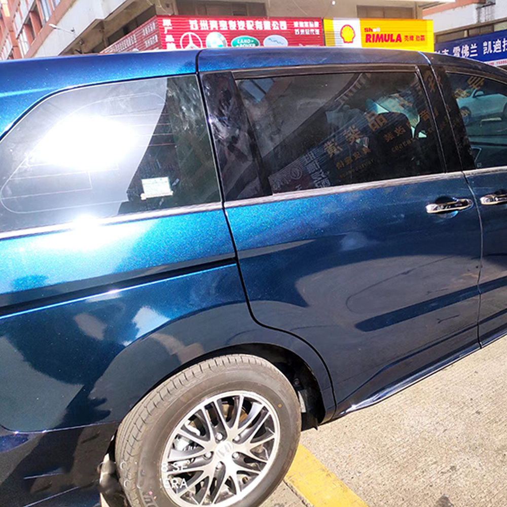 TOPCAR Satin Metallic Glossy Galaxy Blue Vinyl Wrap Film
