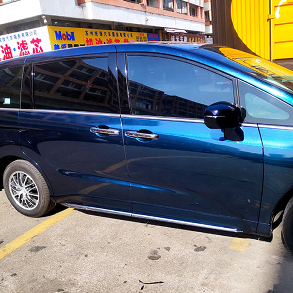 TOPCAR Satin Metallic Glossy Galaxy Blue Vinyl Wrap Film