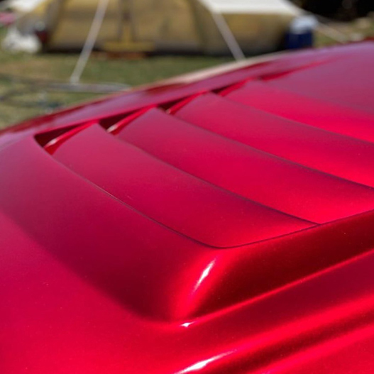 TOPCAR Glossy Metallic Red Vinyl Wrap Film