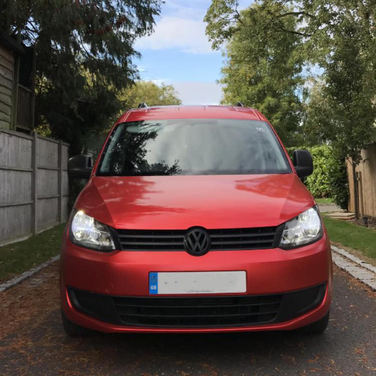 TOPCAR Glossy Metallic Red Vinyl Wrap Film